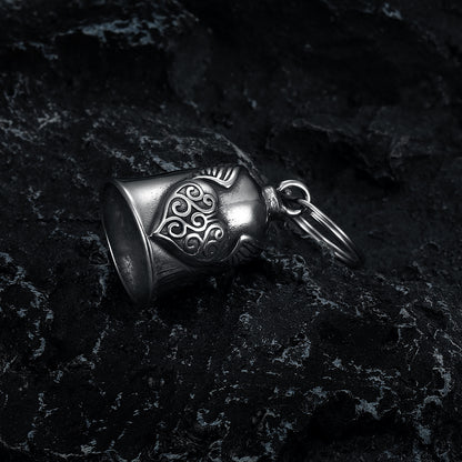 European And American Retro Biker's Style Domineering Angel Wings Love Bell Stainless Steel Bell Pendant 9a525a23 74b7 4a9b 8