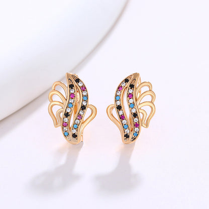 Women's Fashion Graceful Personality Zircon Earrings 9a5f650c d292 4deb 936f 54982a9b80fe