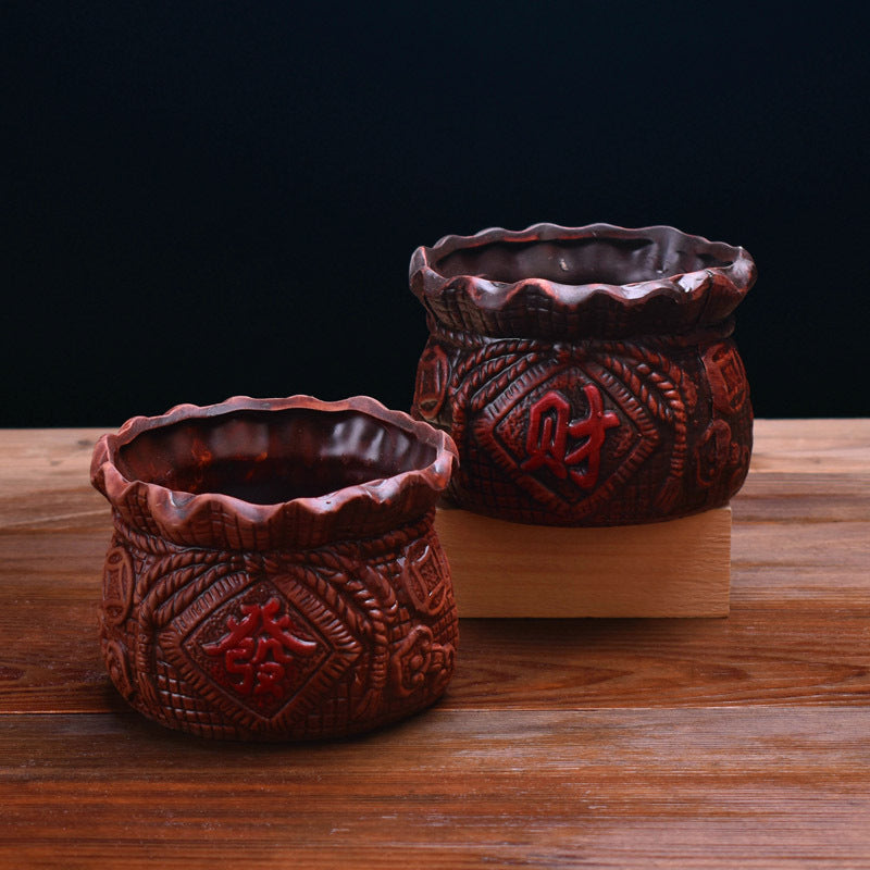 Retro Red Pottery Breathable Succulent Flower Pot 9a71709b b73f 49f2 8d18 69e1c014d714