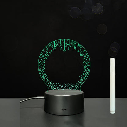 3D Acrylic Board Handwriting Message Board LED Light - HD Wireless Product #52
