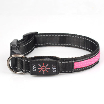 LED Luminous Nylon Mesh Pet Collar Type-c Charging Port Waterproof Dog 9a83e2a6 3b72 40c1 82d1 fdde24d79174