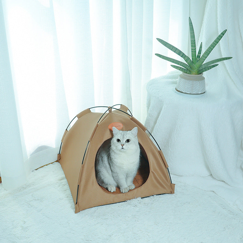Foldable Cat Outdoor Canvas Tent 9a9a1593 969a 4cfc 83a8 0e7cf2c7b358