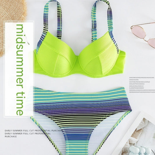 Printed Sexy Halter Bikini Women's Fashion Split 9a9e4ccd 9d9b 4470 b2ce bccd7ef91c52 fine