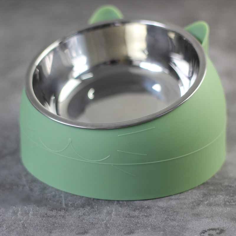 200mlStainless Steel Oblique Mouth Pet Cat Bowl - HD Wireless Product #5