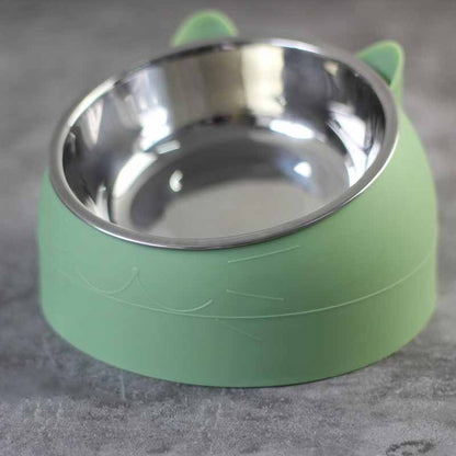 200mlStainless Steel Oblique Mouth Pet Cat Bowl - HD Wireless Product #5