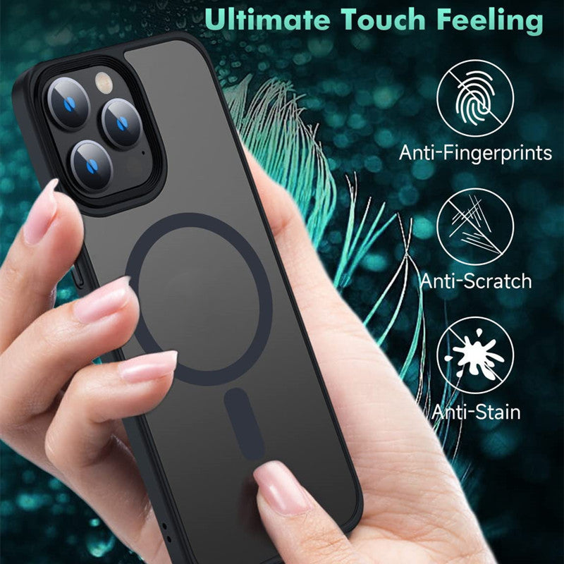 Magnetic Frosted Phone Case Drop Protection Cover 9ab7c8f7 94b0 499a 8df6 8136949ebdf5