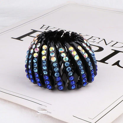Korean Rhinestone Bird's Nest Pill Head Coiler 9af435b1 4df5 4400 8535 69b8e0123acb