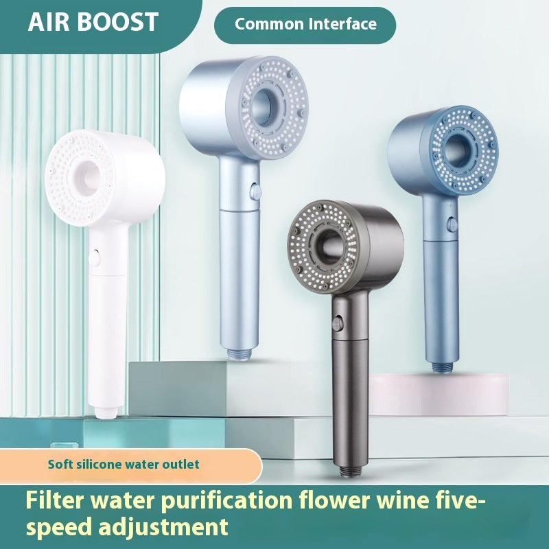 Spray Hair Dryer Shower Head One-click Water Stop Boost Nozzle 9af6354f 2cf3 4c2c b64d 1fceaa18c481 trans