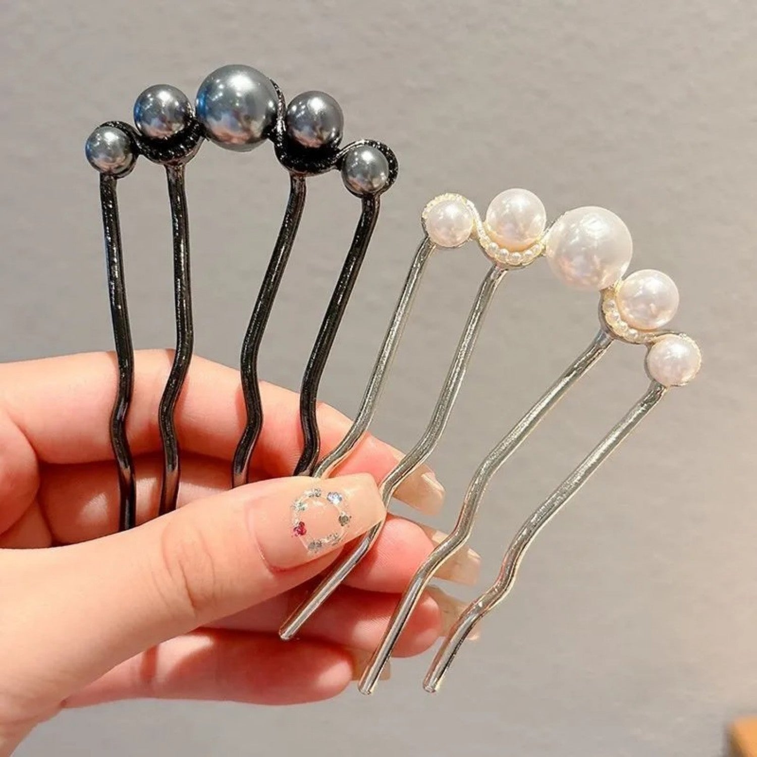 Pearl U-shaped Hairpin With A High-end Feel 9af7c18b 92a5 44c5 96fa fff87e745855