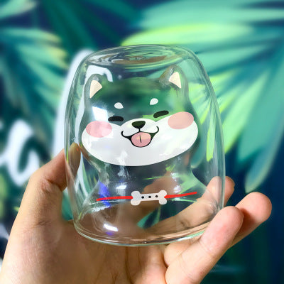 3D Double Layer Lovely Panda Cup Skull Wine Cup - HD Wireless Product #9