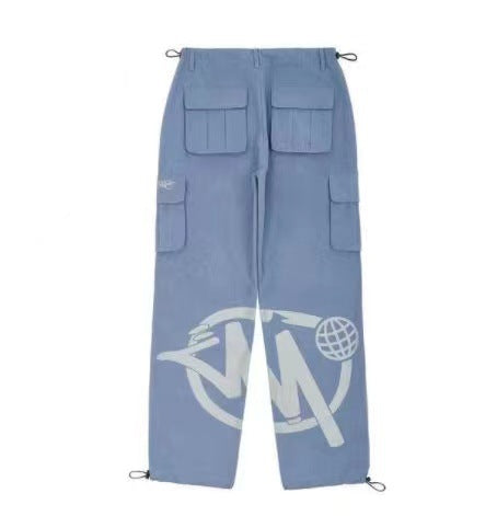 Men's Pants Street Summer Casual Straight Pants European And American Printed Elastic Neutral Pants 9b1c7999 7a1b 4ee2 b278 0