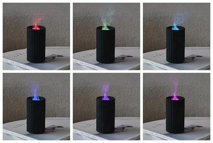 Air Humidifier With Flame Effect Essential Oil Diffuser Quiet Aroma Diffuser Home Fragrances Car Refresh 9b40fce4 27d9 4c00 9