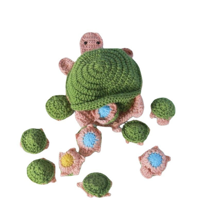 Cute Cartoon Turtle Doll Handmade Knitted Turtle Children's Educational Game 9b4649e9 5dcd 4cd3 a78b 145dc7335625