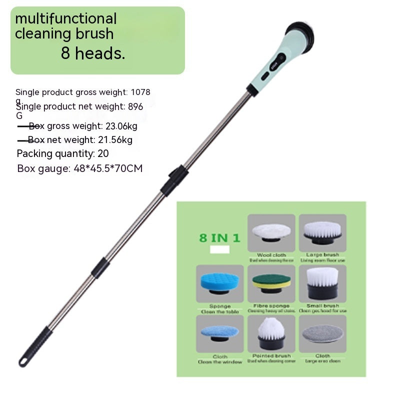 Multifunctional Household Wireless Electric Cleaning Brush Toilet Kitchen Retractable Nine-in-one Portable 9b5b2dc6 4d19 45ef