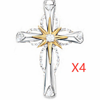 Octagonal star cross pendant 9b66f5fe afb2 4a9e ae0a 39a66189c1be