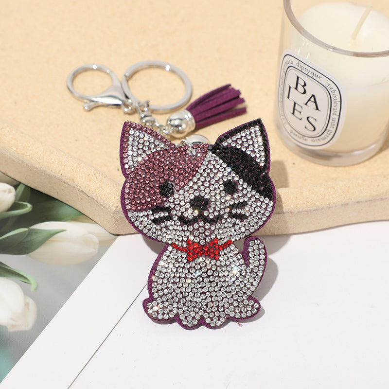 Classic Cartoon Cat Hot Rhinestone Keychain Fashion 9b7e204f 29fe 4487 997e 6dded62e98e2