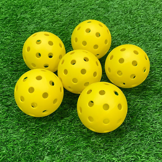 74mm40 Hole 26g Plastic Pickleball Weifu Holed Balls Pickleball Black Net Pocket Suit 12 PCs - HD Wireless Product #1
