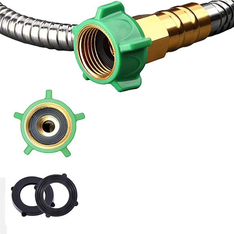 Stainless Steel Garden Hose With Brass Garden Hose Nozzle 9b8e414c cebf 43f0 a647 a7b036799081