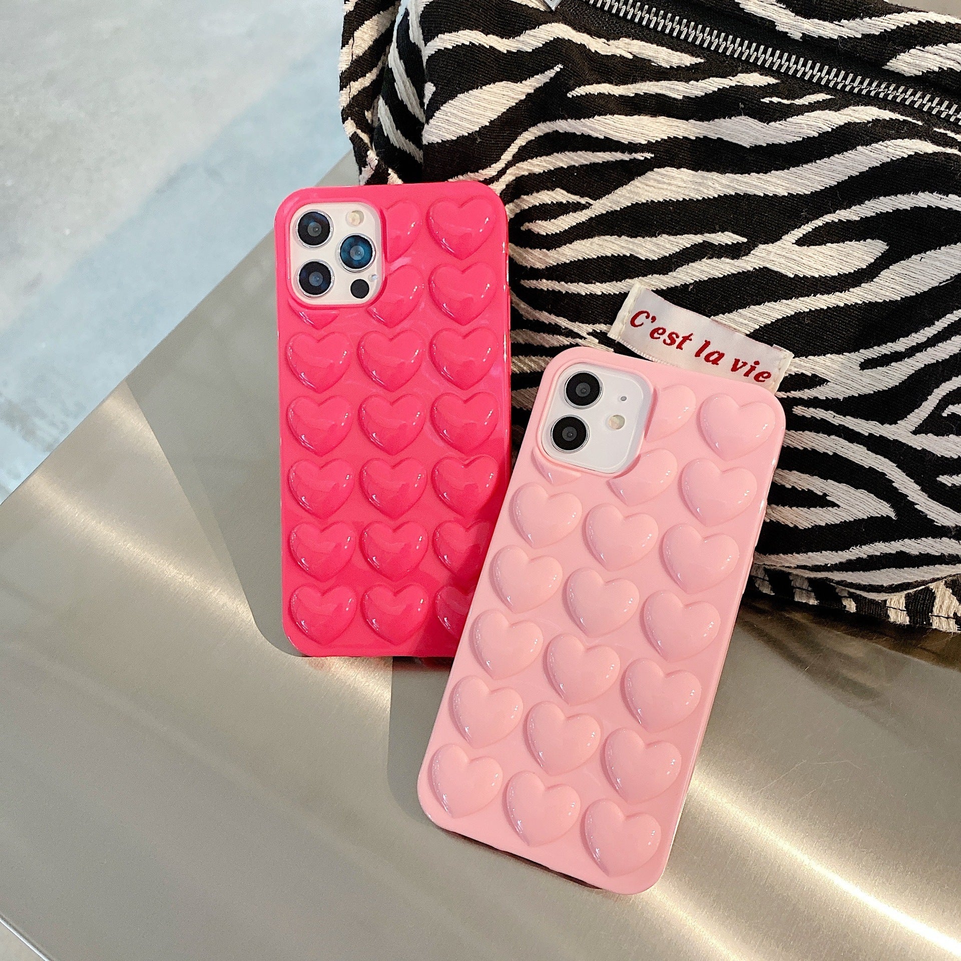 Peach Heart Phone Case Silicone Lanyard Protective Cover 9b9d1aca a787 4f3a bc04 6ea56d0abda9