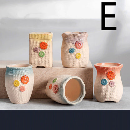 Ceramic Creative Indoor Succulent Plant Pots