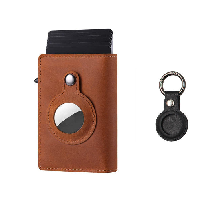 Leather Protective Case Card Holder Aluminum Alloy Crazy Horse 9bd60405 8111 4708 98a5 560b7b0ece0e