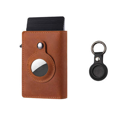 Leather Protective Case Card Holder Aluminum Alloy Crazy Horse 9bd60405 8111 4708 98a5 560b7b0ece0e