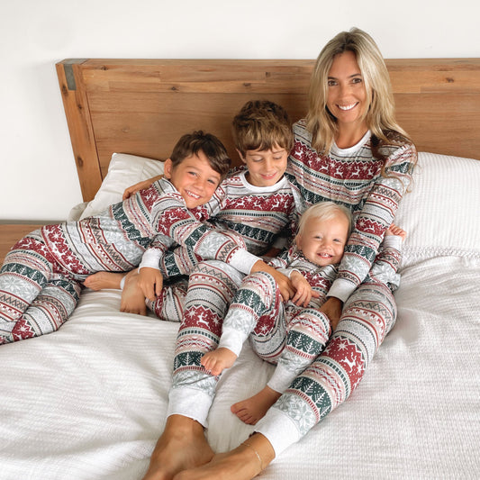 Christmas Printed Parent-child Wear Homewear Family Set Pajamas 9bef37e2 c1ee 461d 87ce 10cfe56b4979