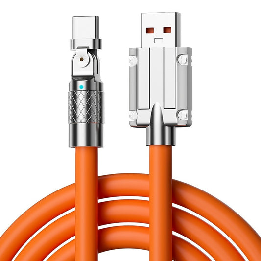 Mobile Game Rotating Elbow Data Super Fast Charge Charging Cable - 图片 1