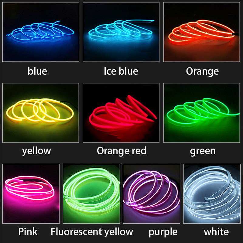 Car Led Strip Light For Neon Party Decoration Light Bicycle Dance Lamp 12V Waterproof USB Strips Lamps 9c015b43 b8d3 413c 83a
