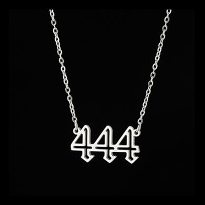 Fashion Vintage Double Cutout Number Necklace 9c158408 a3c4 4435 a9ce a00711fe5054