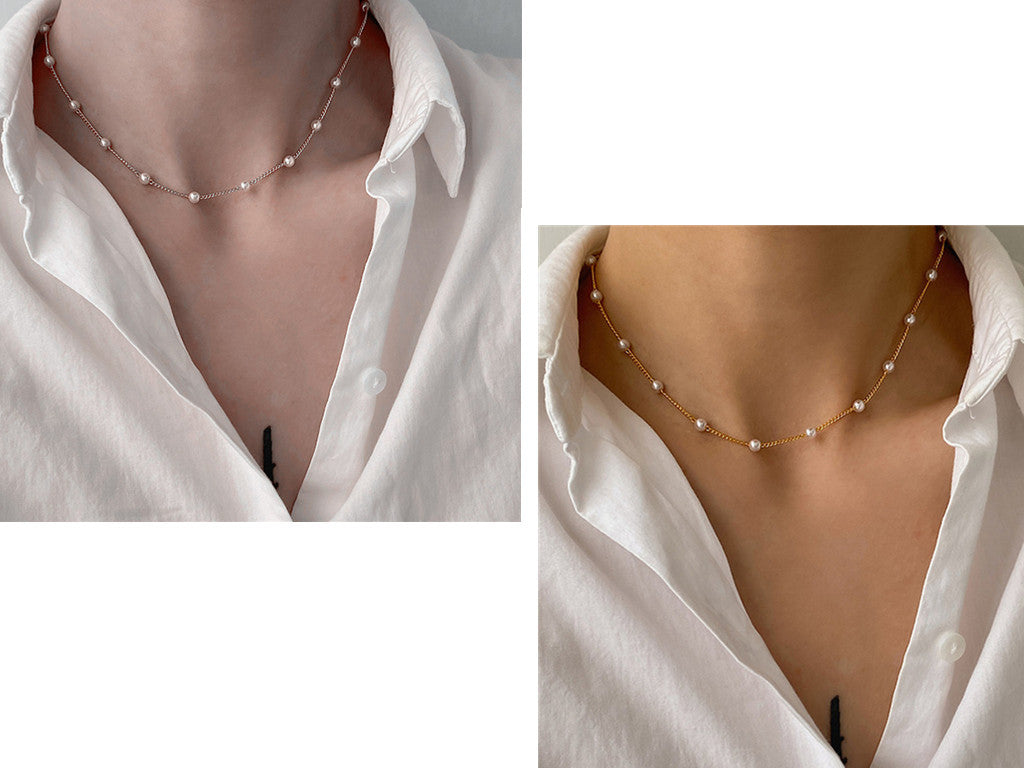 Girl Simple Necklace Necklace Clavicle Chain 9c199d94 0cea 49c2 aeb4 263d6dd89a08