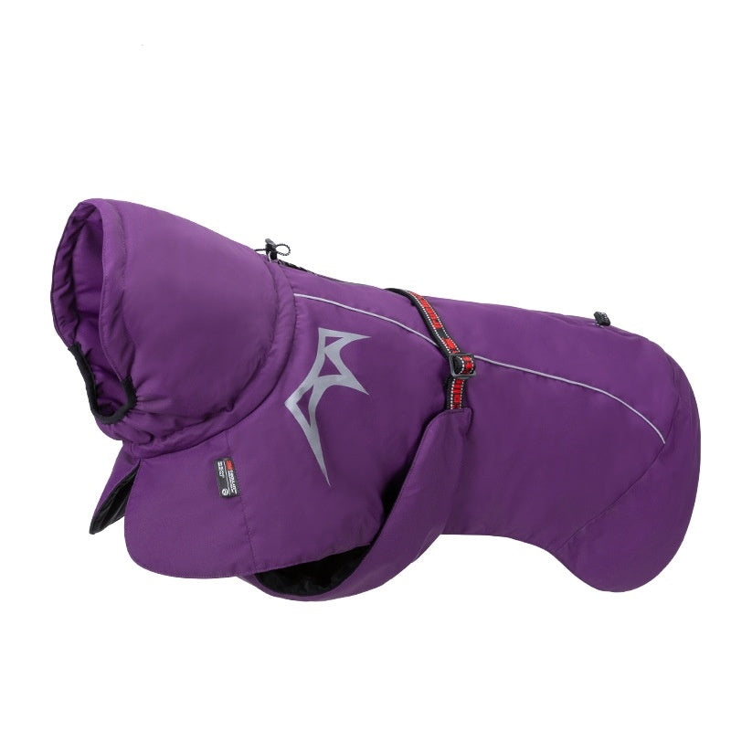 Pet Dog Cotton-padded Clothes Autumn And Winter Waterproof Warm With Velvet 9c22ba73 130c 4148 a1f4 566f77618810