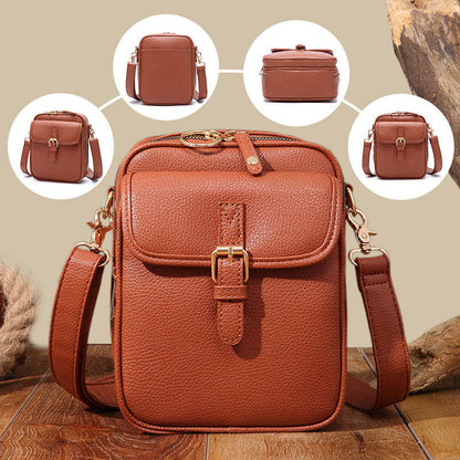 Unisex Vintage Large Capacity Messenger Bag Storage Bag  With 10 Card Inserts Casual Backpack Women's Bag Retro Backpack Larg