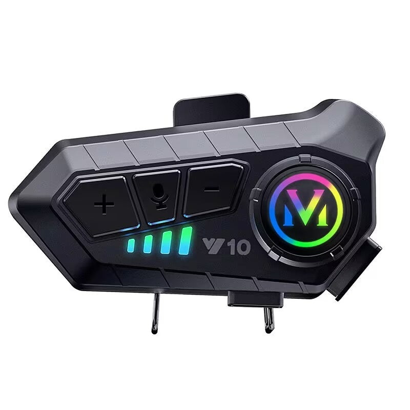 Helmet Bluetooth Headset Y10 Intercom Built-in Integrated Waterproof Motorcycle Take-out Rider Full Face Helmet Half Helmet H
