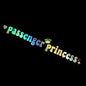Passenger Princess Automobile Sticker Interesting Creative Suitable For Car Rearview Mirror 9c314340 e77e 4bd9 98cc 39ddad182