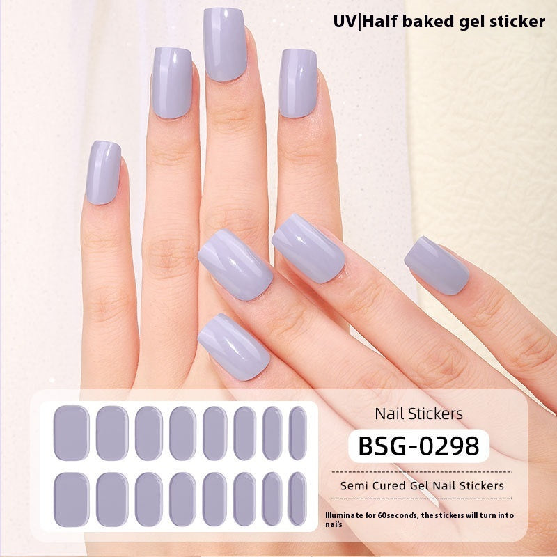 Pure Color UV Gel Nail Sticker Semi-curing Gel Nail Stickers Heating Lamp 9c398d19 9a10 470a 9d56 470e55fe25d5 trans