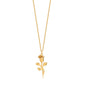 Stainless Steel Gold Roses Necklace For Men New Fashion Gold Cross Pendent With Chain Necklace Jewelry Men Necklace 9c46a09f 