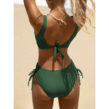 High Waist Swimsuit Split Two-piece Suit 9c49d3d8 e552 48db adf6 81776234af49