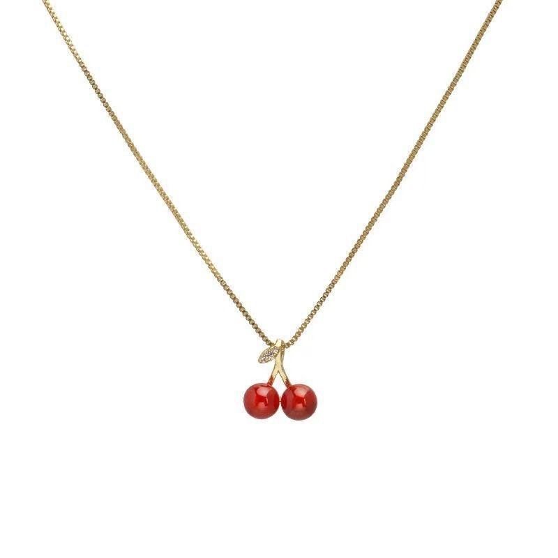 Red Cherry Garnet Necklace Designed By Female Minority 9c4c7df6 98e5 4dd2 bf98 4a252bbb836b