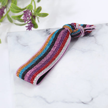 Colorful Knotted Hair Band Rivet Head Rope Wide Edge Fashion 9c5e849c b348 4902 82b4 da357062df26