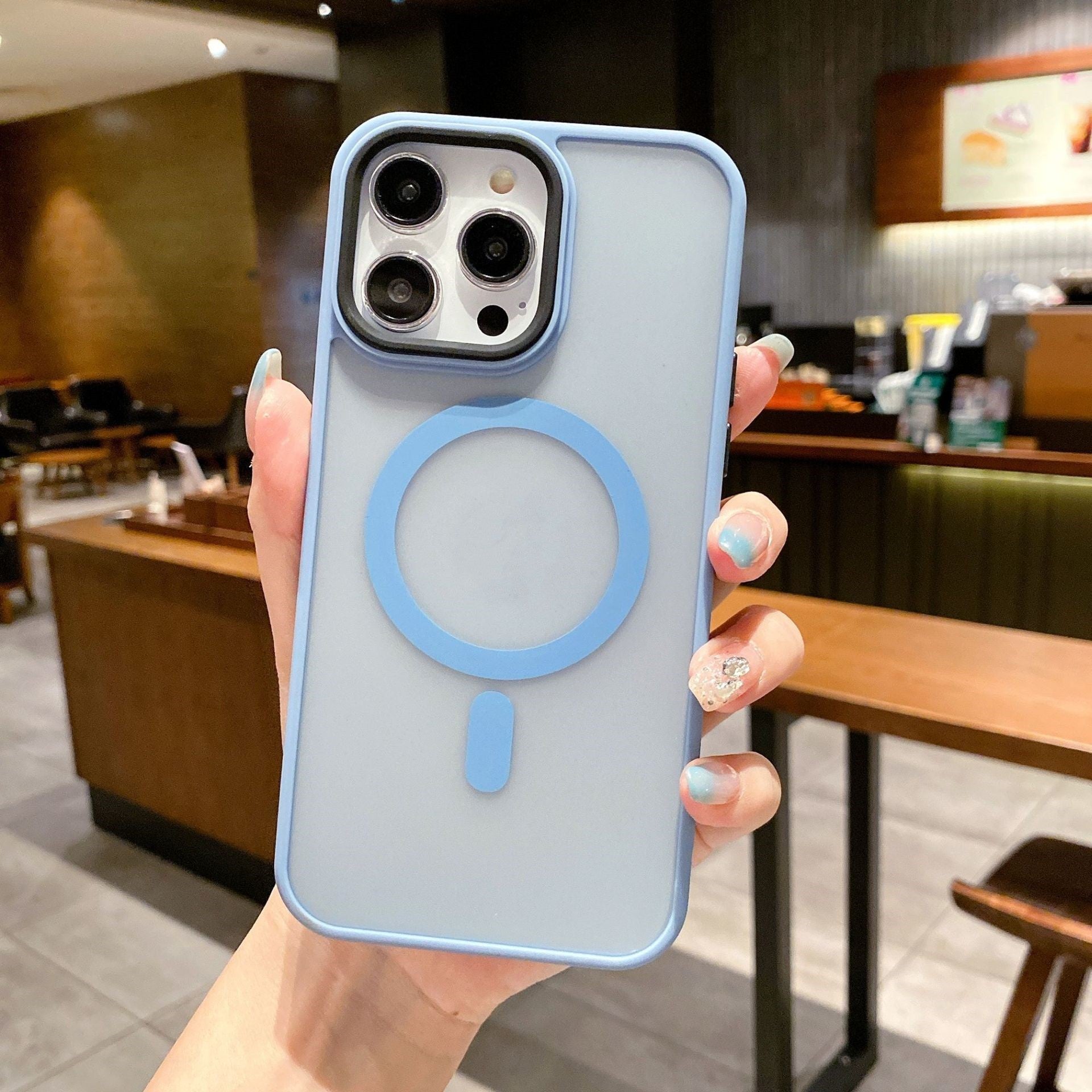 Soft Color Magnetic Phone Case Frosted Feel Protective Shell 9c636c63 86ad 43ea b68b 56c31f7d91a0