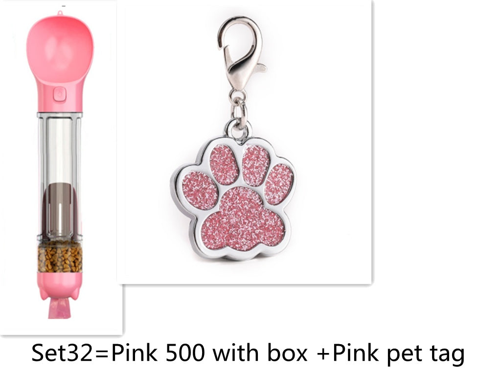 Pet multifunctional water cup Going with the dog 9c70edfd bd34 40ad 84ff ba6e1c1a983e