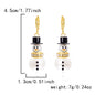 Women's Fashion Christmas Snowman Pendant Earrings 9c89e4e0 d780 4442 b08d 0130f7f414fc