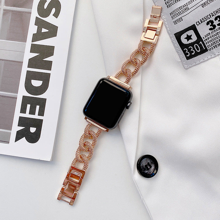 Classic Style Metal Chain Fashion Women's Watch Wrist Strap 9c9a6e75 4378 405c 96d6 6f5fc09e1fcf