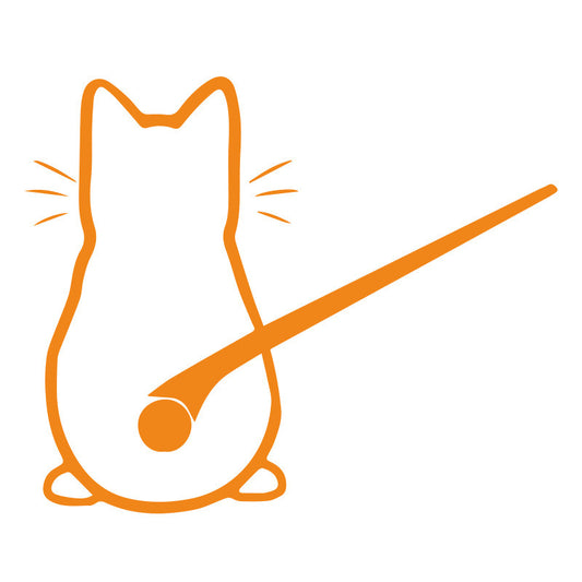 Cartoon Cute Wiper Back Shadow Cat Rear Gear Glass Paster Wiper Stickers Reflective Sticker Bumper Stickers Automobile Sticke