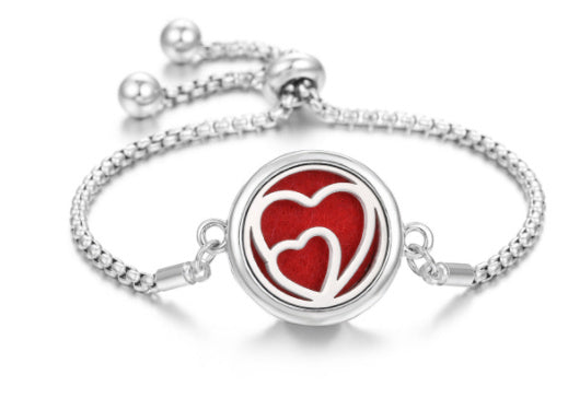 2024 New Kaleidoscope Aromatherapy Bracelet Perfume Essential Oil Diffuser Locket Bracelet Charms Women Aroma Diffuser Jewelry - HD Wireless Product #33