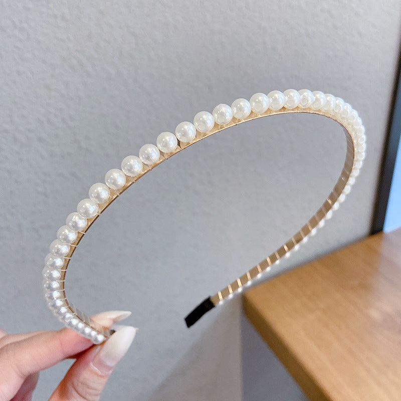 Sen Simple Pearl Thin Headband Hair Accessories Headband 9cbbb723 270a 4a62 9618 3101095473c0