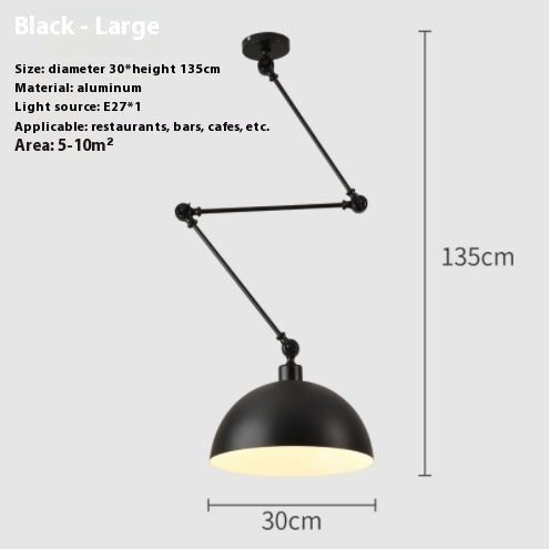 Simple And Adjustable Lamp Creative Dining Room Bedroom Collapsible Chandelier 9cbecef8 1139 4682 95cb ae1a758c96c2 trans