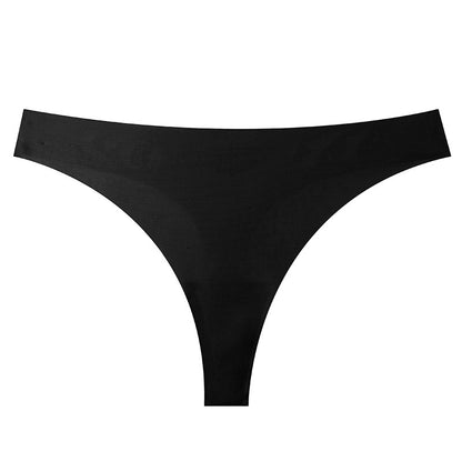Women's Sports Seamless Thin Belt Ice Silk Low Waist Plus Size One-piece Briefs 9cc26c2e 71ea 47d3 84c1 1fdaeadb5dfc