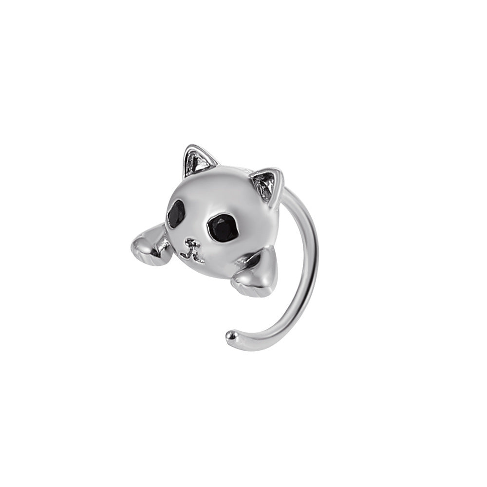 European And American Cute Cat Retro Fashion Minority Design Simple Cute Animal Earrings For Women 9cc6a7a1 28cc 43c0 9088 9f